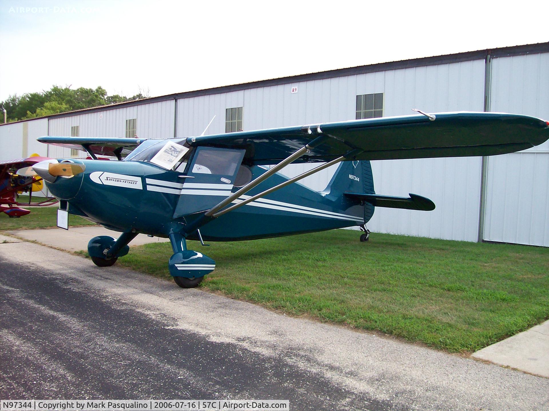 N97344, 1946 Universal Stinson 108 Voyager C/N 108-344, Stinson 108