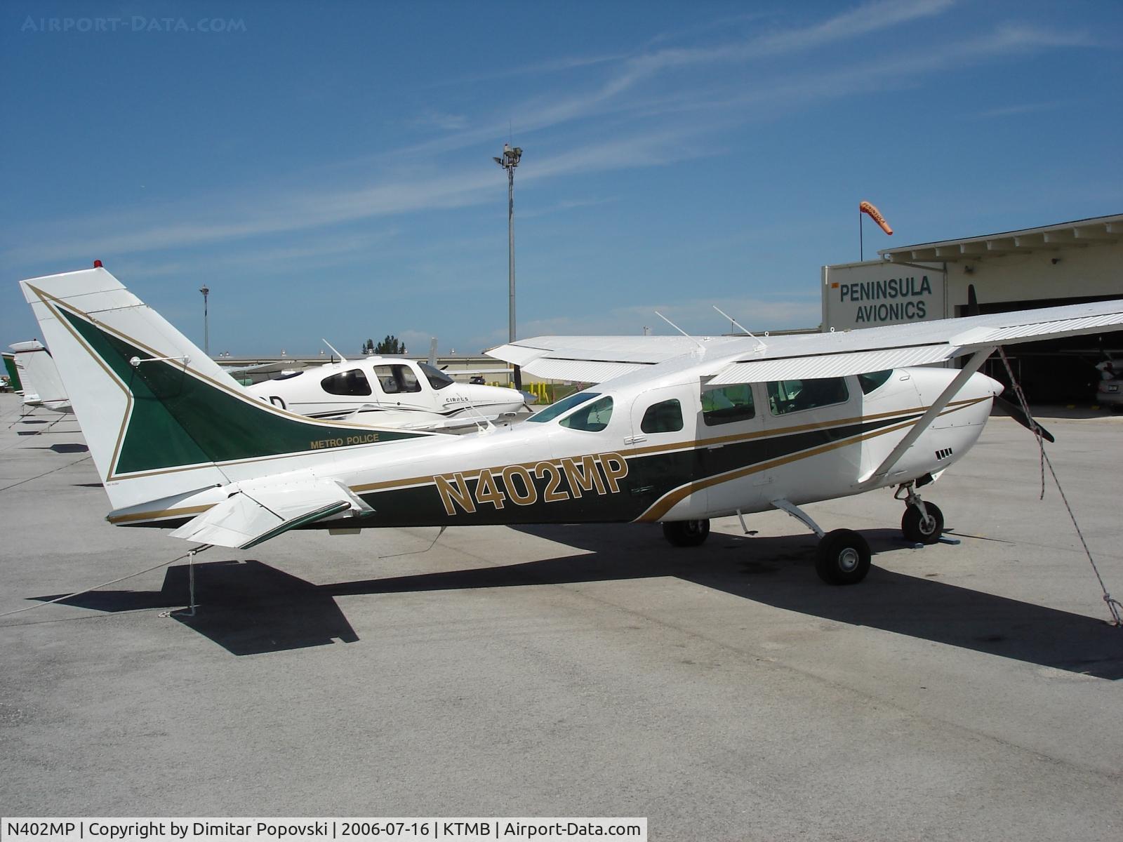 N402MP, Cessna U206G Stationair C/N U20606896, Metro-Dade Police Cessna Stationair