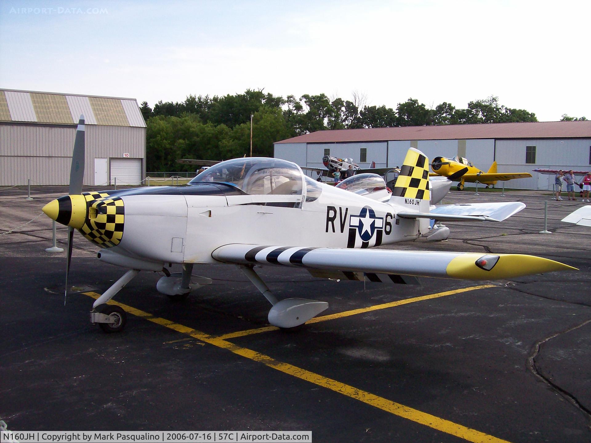 N160JH, 1998 Vans RV-6A C/N 25250, RV-6A
