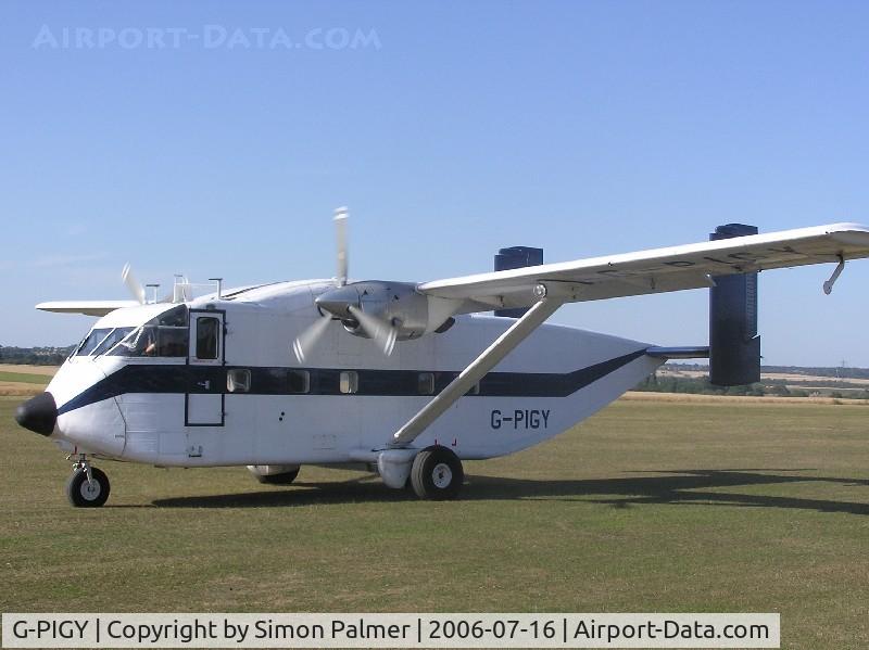 G-PIGY, 1975 Short SC-7 Skyvan 3-100 C/N SH.1943, Shorts SC7 Skyvan at Sibson