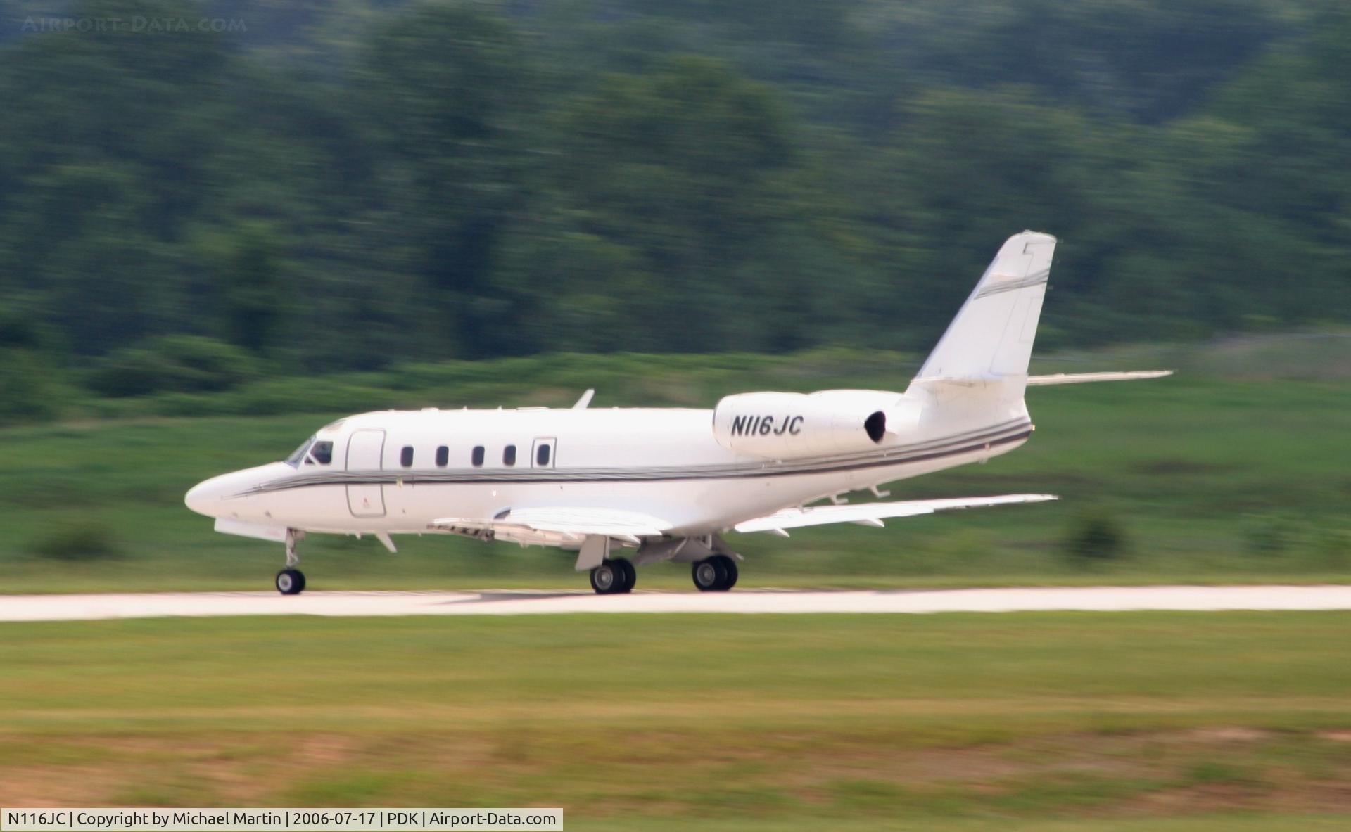 N116JC, Israel Aircraft Industries IAI-1125 Westwind Astra C/N 014, Departing Runway 2R