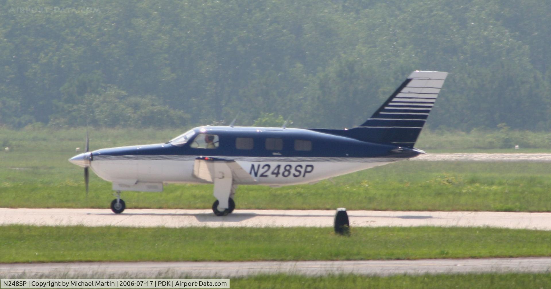 N248SP, 1986 Piper PA-46-310P Malibu C/N 46-8608024, Landing Runway 2R