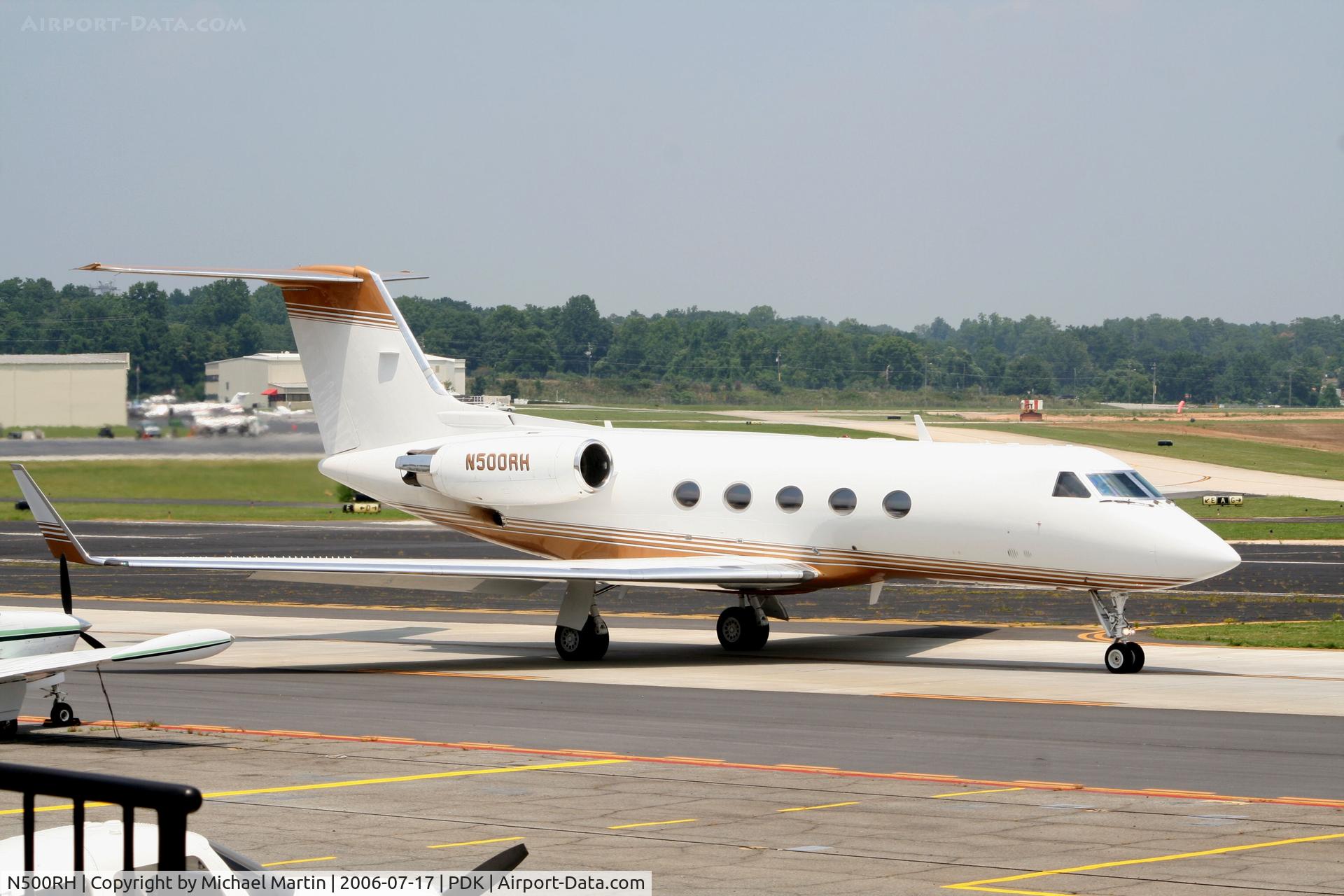 N500RH, 1970 Grumman G-1159 Gulfstream II C/N 80, NASCAR Rick Hendrick visiting Atlanta
