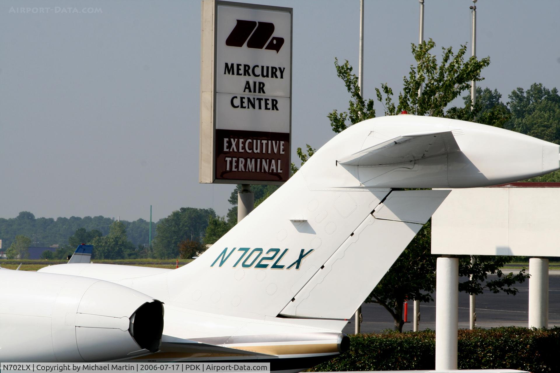 N702LX, 1999 Cessna 750 Citation X C/N 750-0076, Tied down @ Mercury Air Center