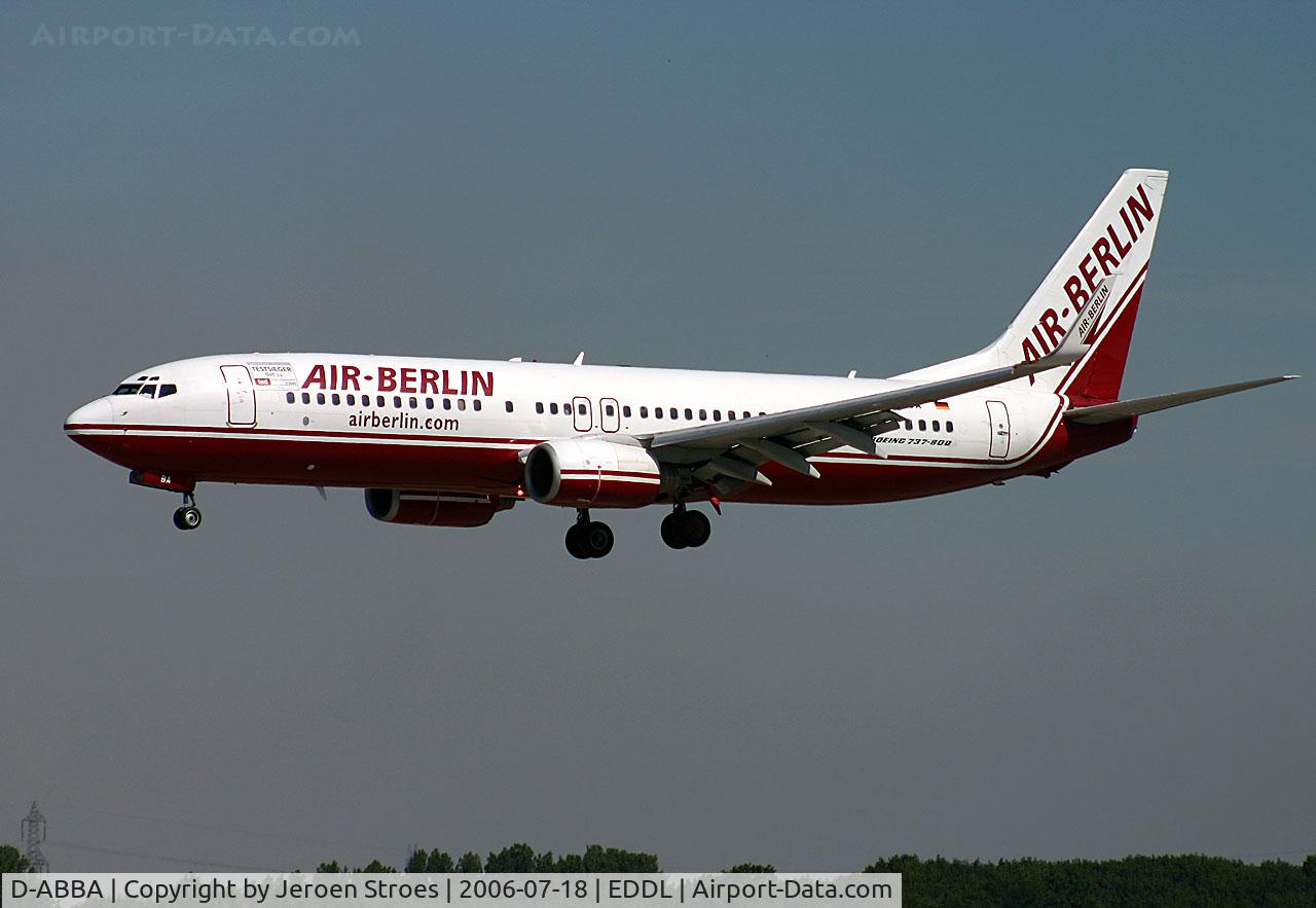 D-ABBA, 2001 Boeing 737-86J C/N 30570, 