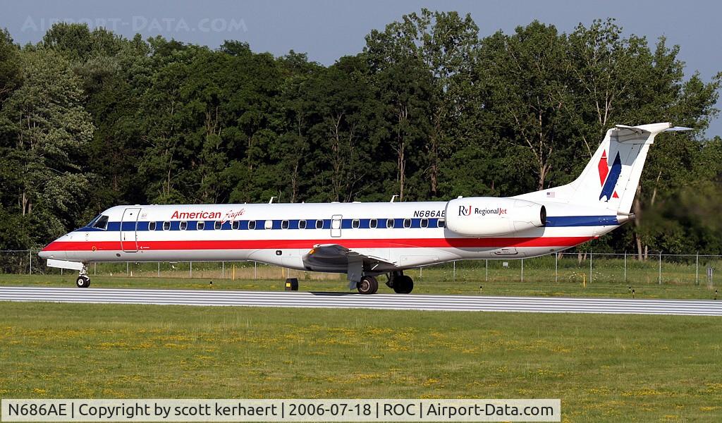 N686AE, 2004 Embraer ERJ-145LR (EMB-145LR) C/N 14500843, rw4