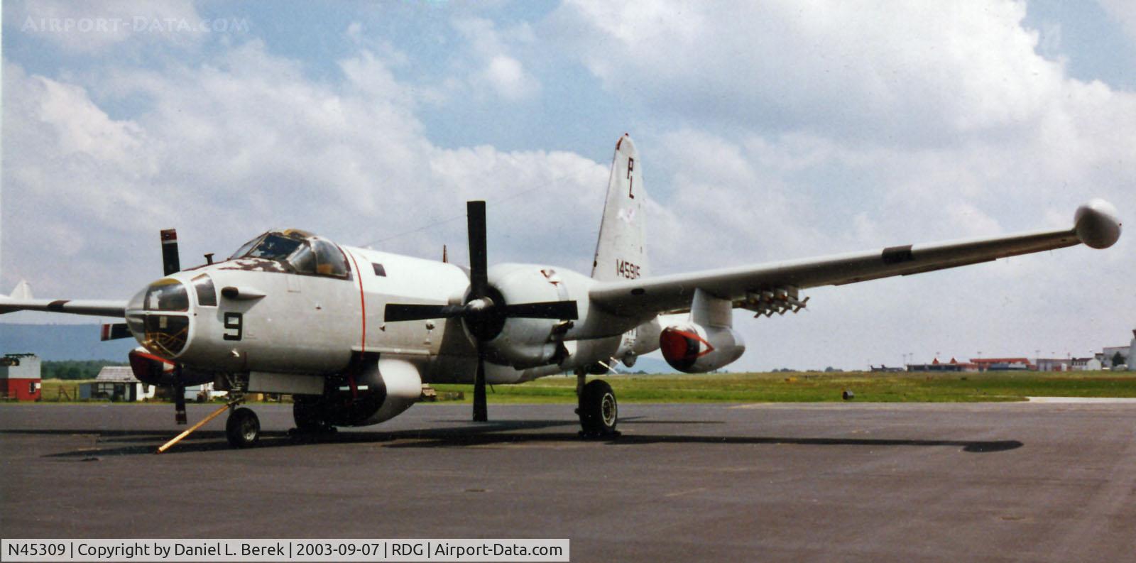 N45309, 1957 Lockheed SP-2H (P2V-7S) Neptune C/N 726-7180, Though the Neptune is gaining popularity as a fire bomber, restored warbirds are still uncommon.