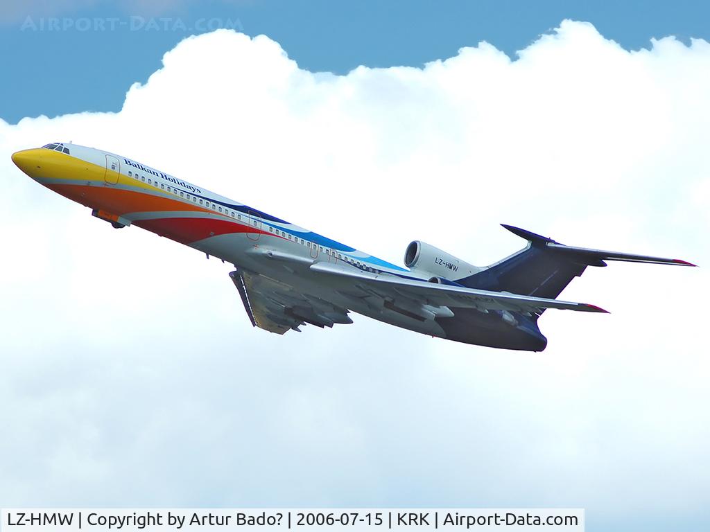 LZ-HMW, 1985 Tupolev Tu-154M C/N 85A707, Balkan Holidays