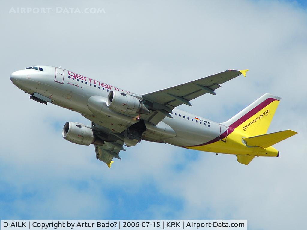 D-AILK, 1997 Airbus A319-114 C/N 679, Germanwings