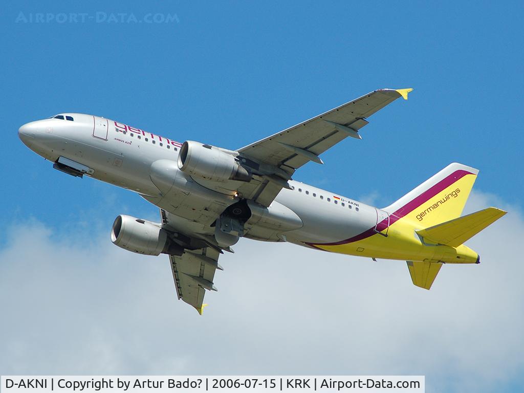 D-AKNI, 1999 Airbus A319-112 C/N 1016, Germanwings