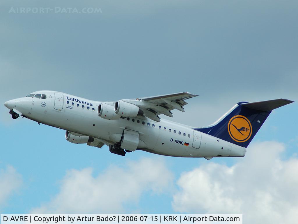D-AVRE, 1995 British Aerospace Avro 146-RJ85 C/N E.2261, Lufthansa