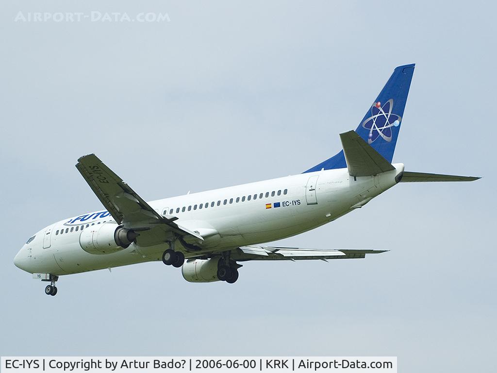 EC-IYS, 1990 Boeing 737-4YO C/N 24690, Futura