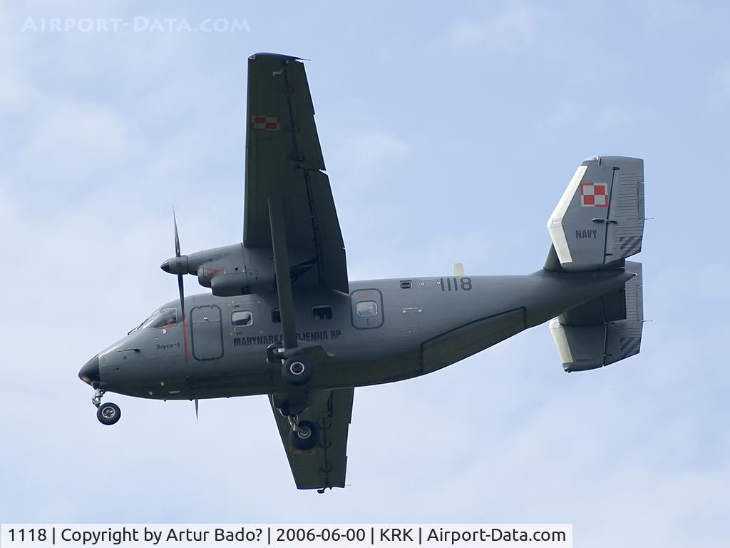 1118, PZL-Mielec M-28B1TD Bryza 1TD C/N AJG002-02, Polish Navy - Marynarka Wojenna RP