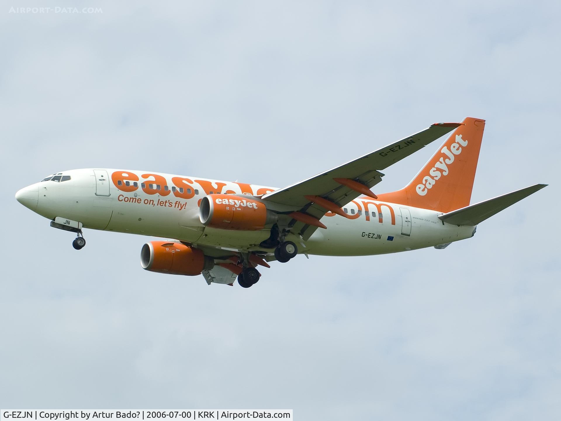 G-EZJN, 2002 Boeing 737-73V C/N 30249, EasyJet