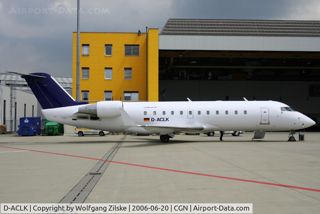 D-ACLK, 1993 Canadair CRJ-200LR (CL-600-2B19) C/N 7023, no t/s & no logo