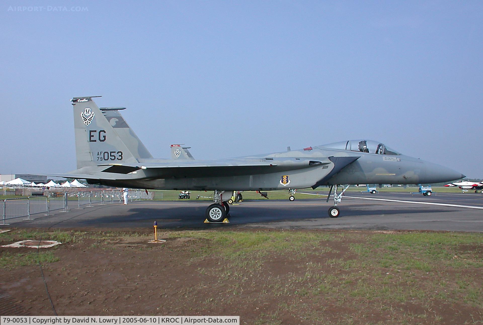 79-0053, 1979 McDonnell Douglas F-15C Eagle C/N 0597/C122, 79-0053 at KROC.