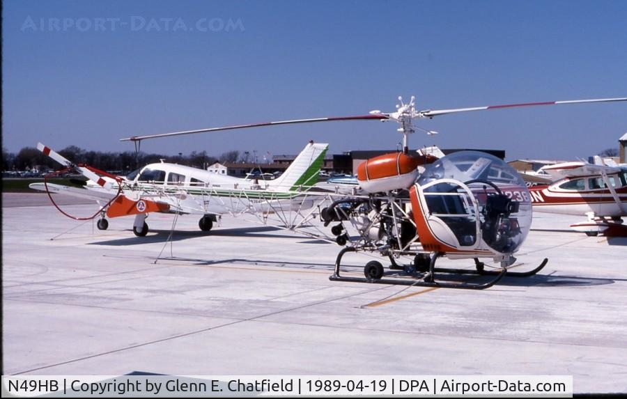 N49HB, Bell 47G-2A-1 C/N 3562, ex TH-13T 66-8062