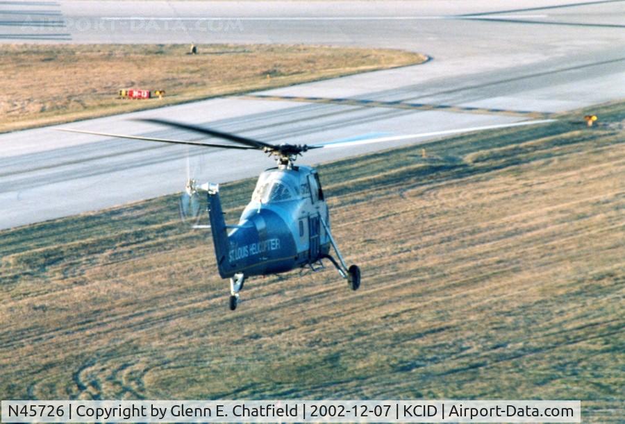 N45726, 1956 Sikorsky H-34J C/N 56-4307, ex- UH-34J 56-4307, taken from the control tower