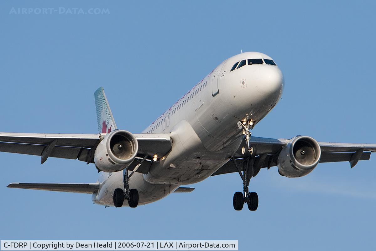 C-FDRP, 1990 Airbus A320-211 C/N 122, Air Canada C-FDRP (FLT ACA787) from Lester B Pearson Int'l (CYYZ) on final approach to RWY 24R.