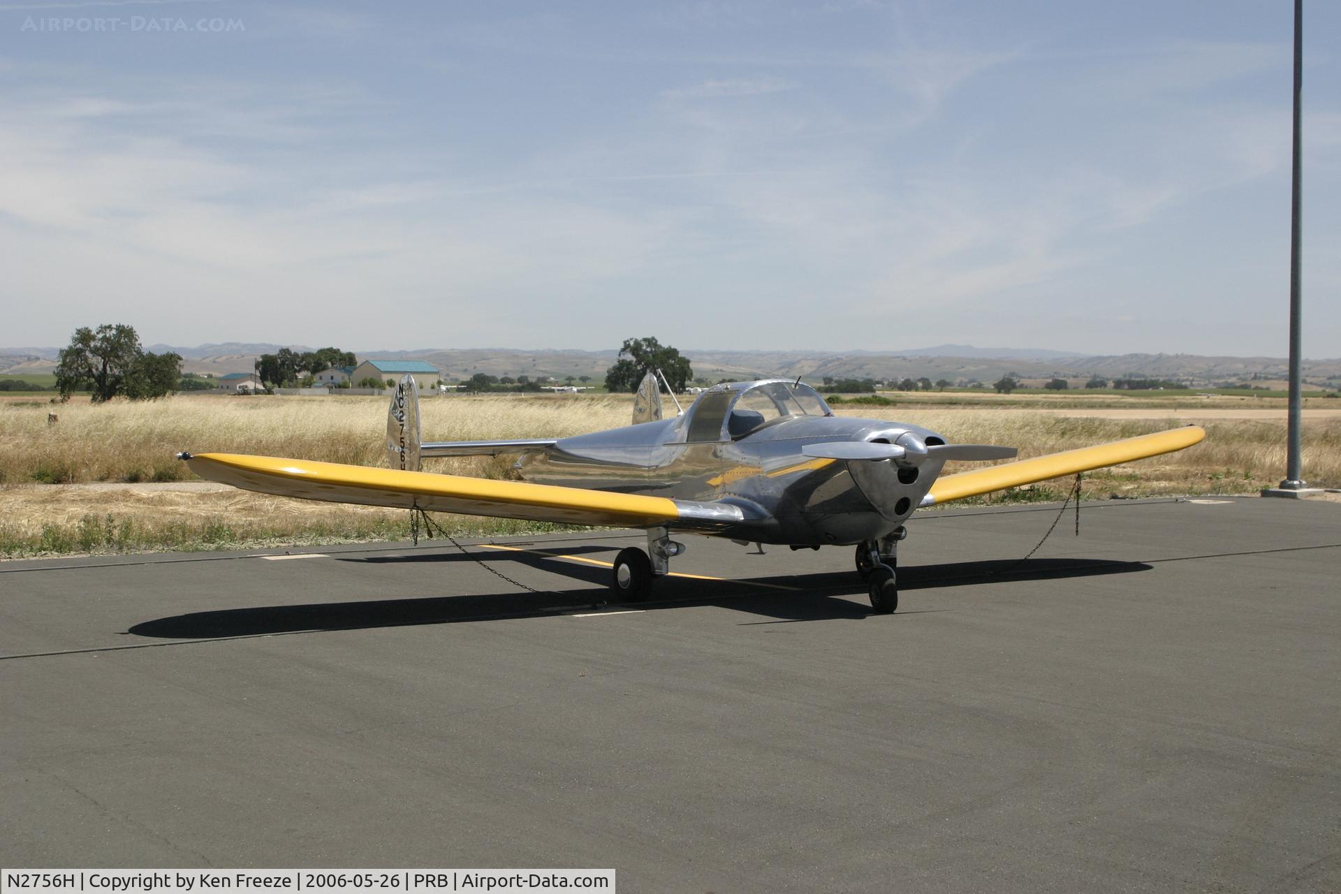 N2756H, 1946 Erco 415C Ercoupe C/N 3381, Ercoupe NC2756H
