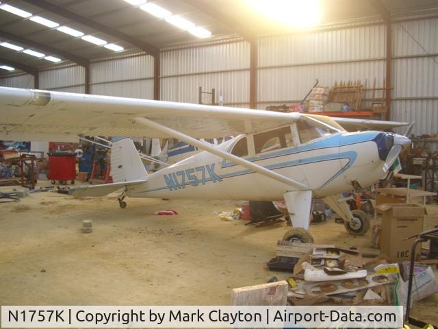 N1757K, 1946 Luscombe 8E Silvaire C/N 4484, Luscombe 8A N1757K, Mangatawhiri, New Zealand, 23 July 2006, owned by Russ Ward
