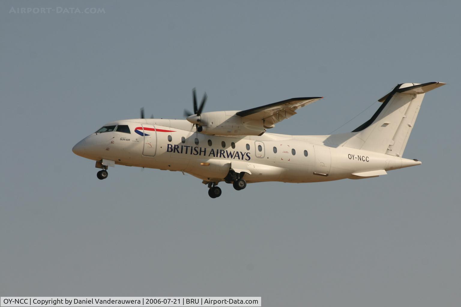 OY-NCC, 1997 Dornier 328-100 C/N 3083, arrival of flight BA8221 from Billund (Danmark)