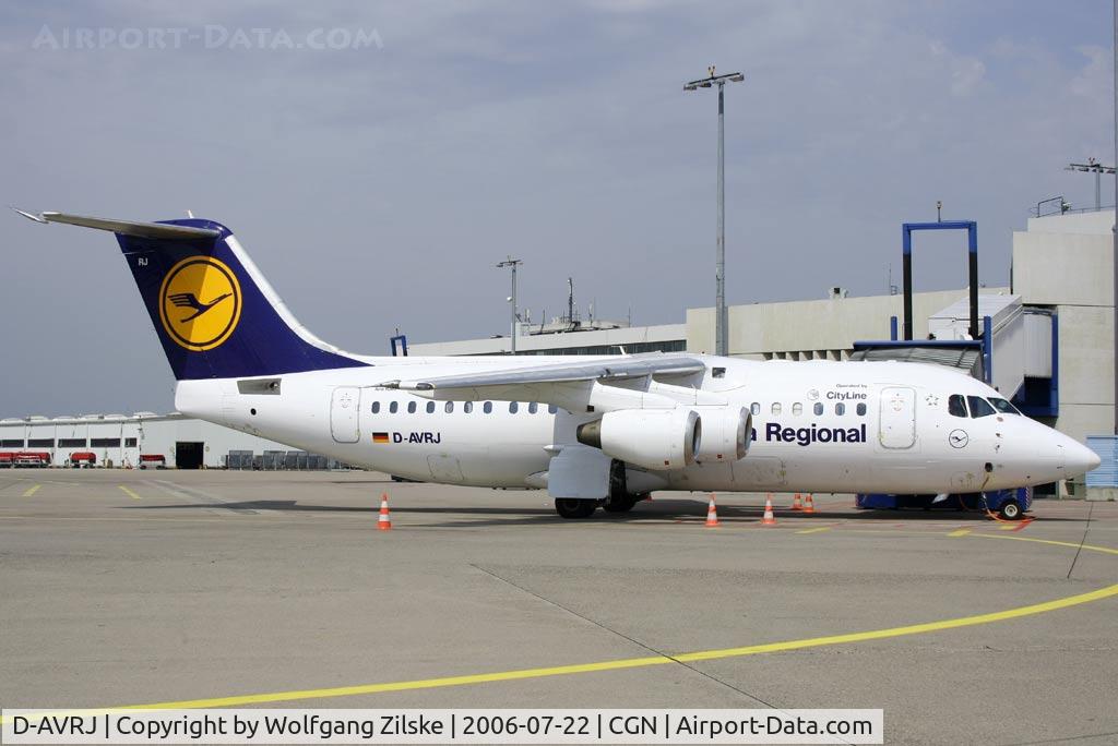 D-AVRJ, 1996 British Aerospace Avro 146-RJ85 C/N E.2277, visitor