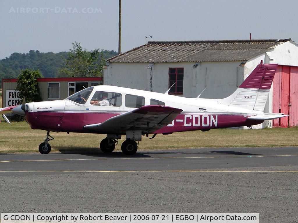 G-CDON, 1982 Piper PA-28-161 Cherokee Warrior II C/N 28-8216185, Piper PA-28-161 Warrior II