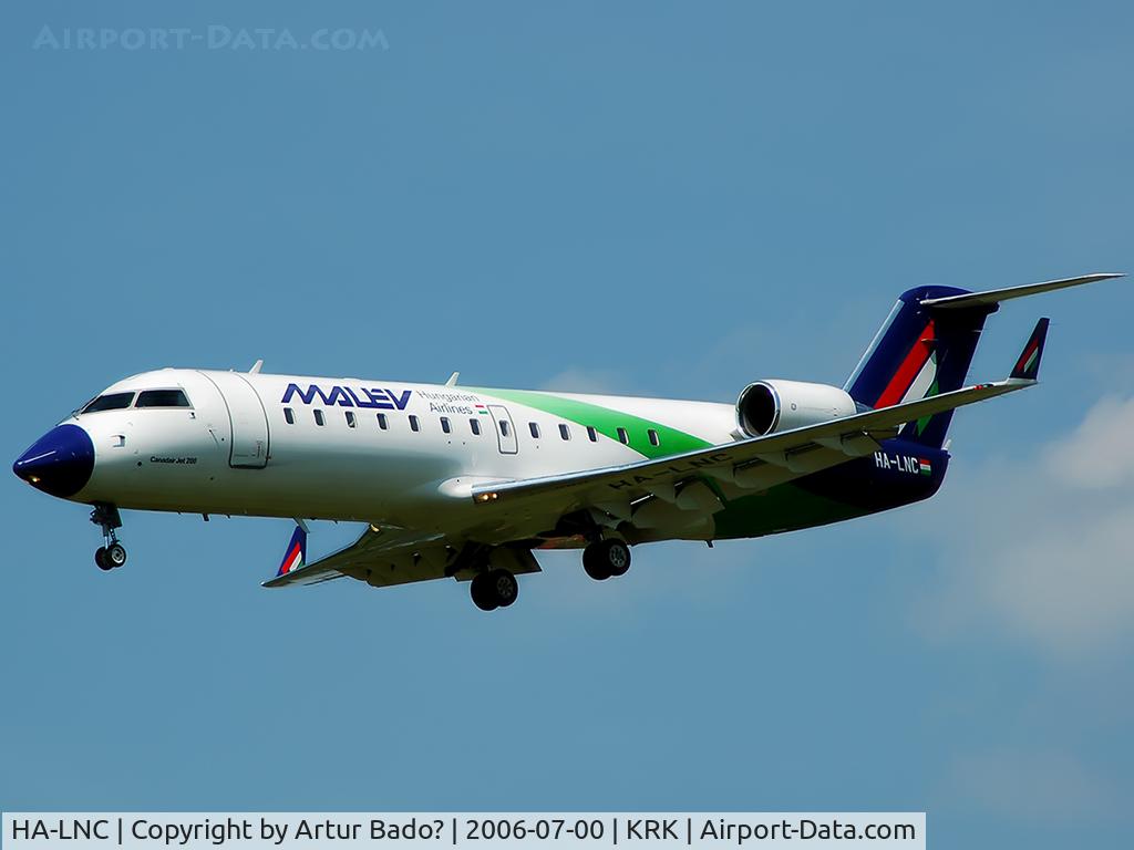 HA-LNC, 2003 Bombardier CRJ-200ER (CL-600-2B19) C/N 7784, MAlev