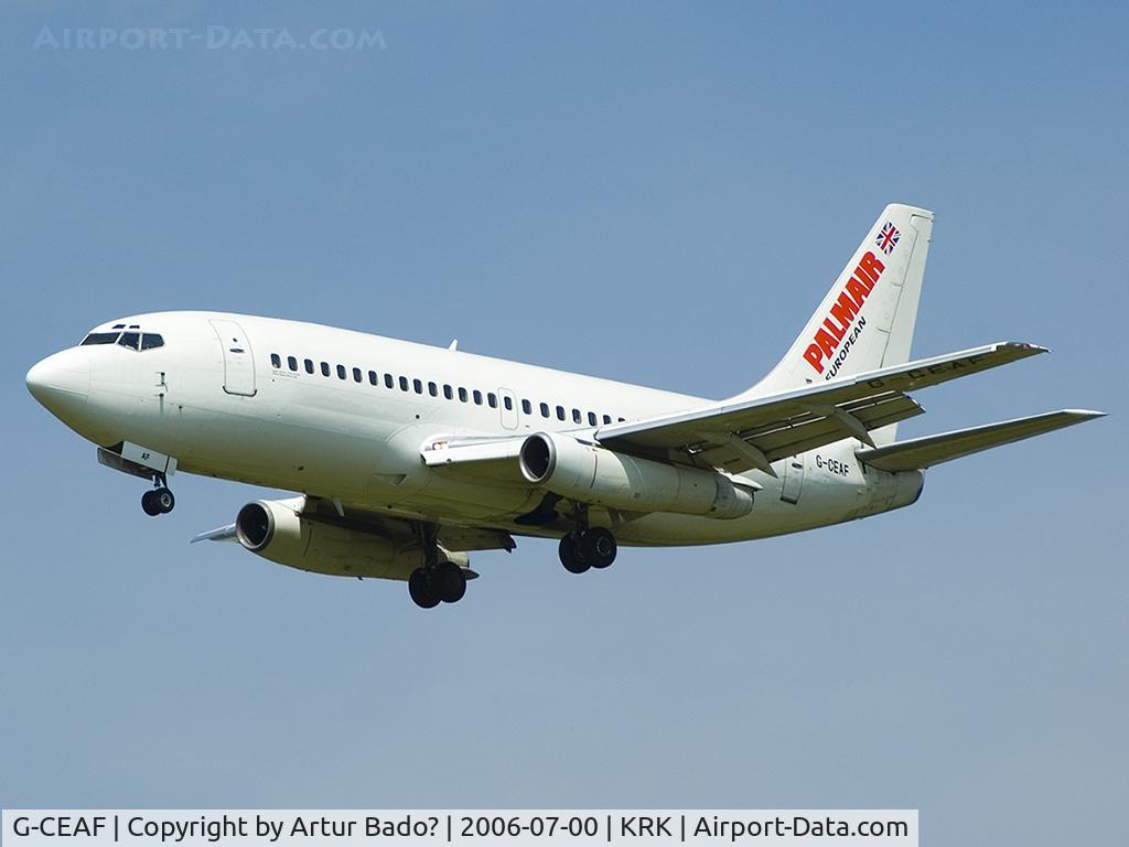 G-CEAF, 1974 Boeing 737-229 C/N 20910, European PALMAIR