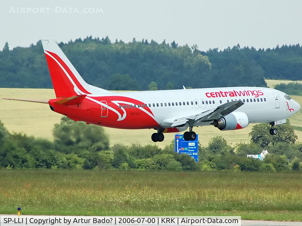 SP-LLI, 1991 Boeing 737-4Q8 C/N 24706, Centralwings