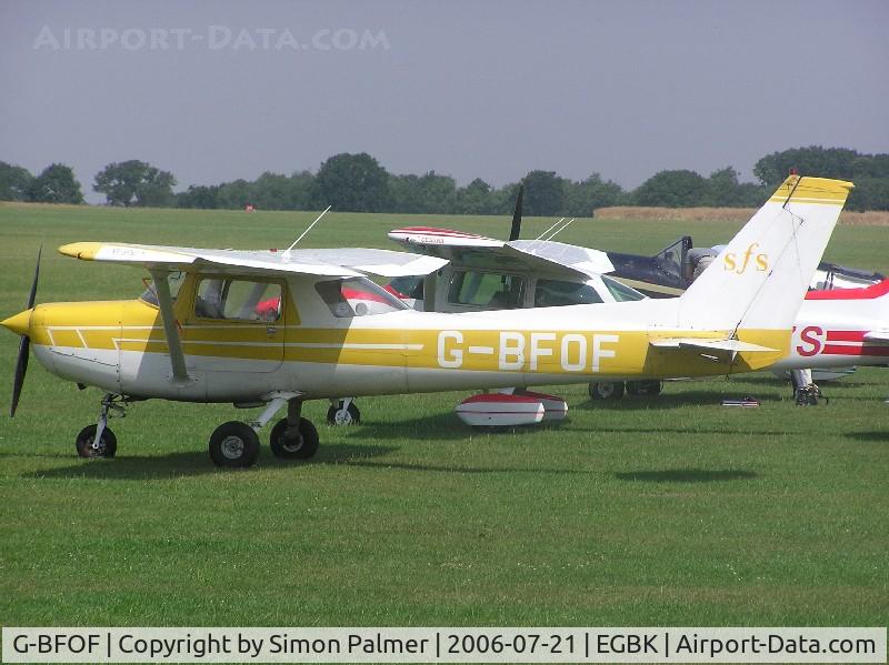 G-BFOF, 1978 Reims F152 C/N 1448, Cessna F152 visiting Sywell from Staverton