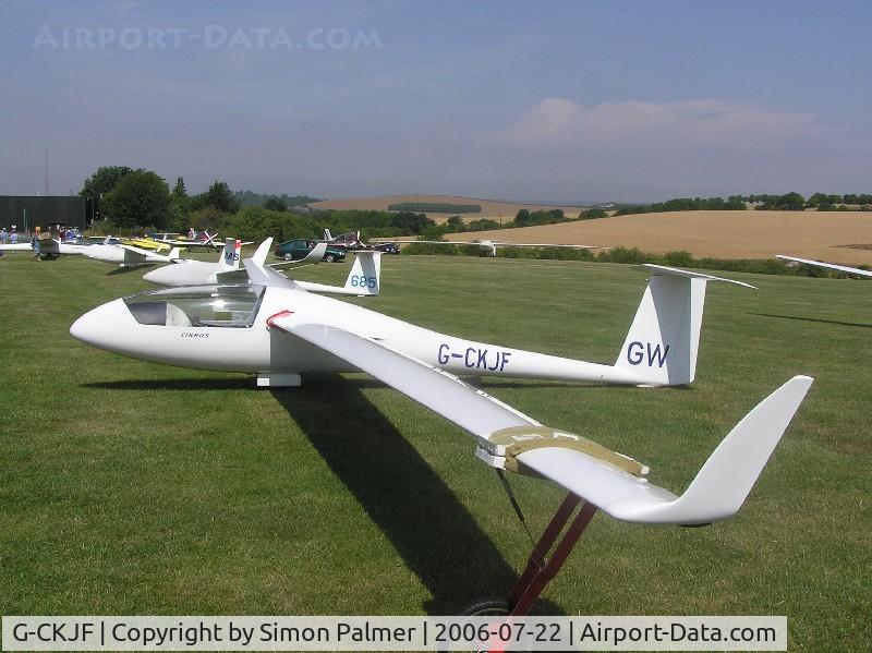 G-CKJF, 1973 Grob Standard Cirrus C/N 414G, Schempp-Hirth (Grob-built) Standard Cirrus at Dunstable