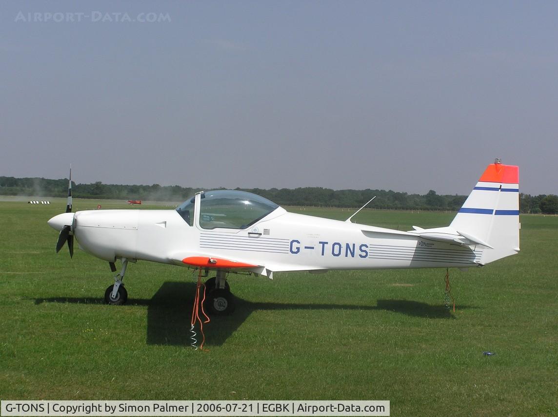 G-TONS, 1987 Slingsby T-67M-200 Firefly C/N 2045, Slingsby T67 Firefly at Northampton, Swyell