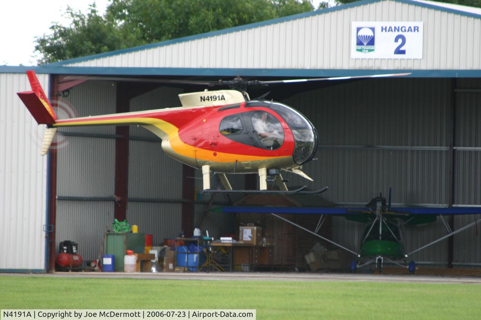 N4191A, 1967 Hughes OH-6A Cayuse C/N 470050, Landing @ Clonbullogue, Ireland