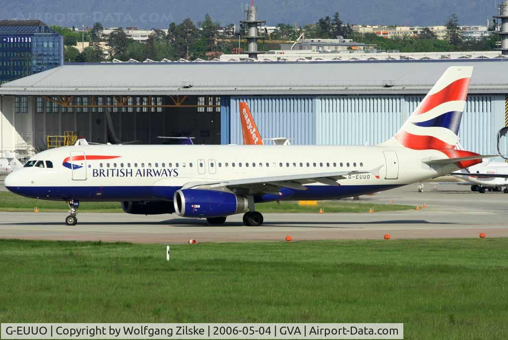 G-EUUO, 2003 Airbus A320-232 C/N 1958, visitor