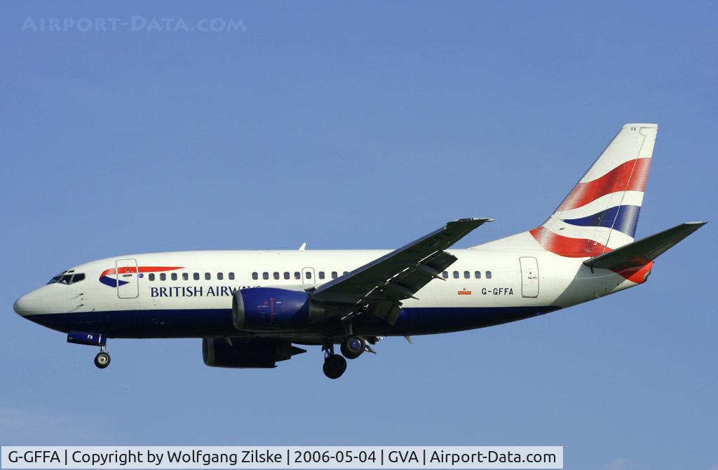 G-GFFA, 1990 Boeing 737-59D C/N 25038, visitor