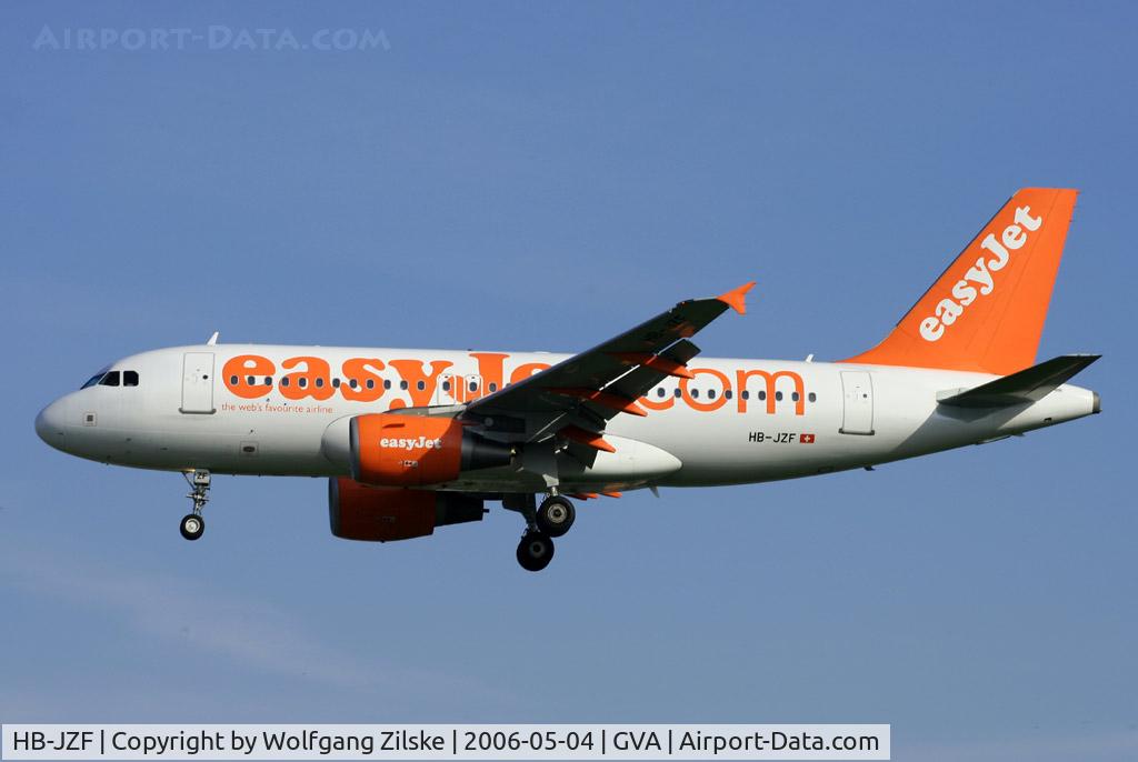 HB-JZF, 2004 Airbus A319-111 C/N 2184, visitor