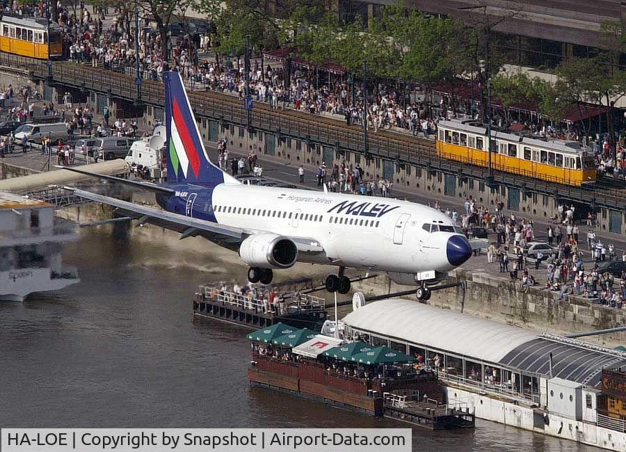 HA-LOE, 2003 Boeing 737-6Q8 C/N 28260, Red Bull Air Race Budapest