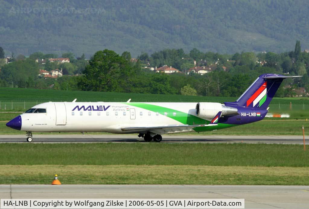 HA-LNB, 2002 Canadair CRJ-200LR (CL-600-2B19) C/N 7683, visitor