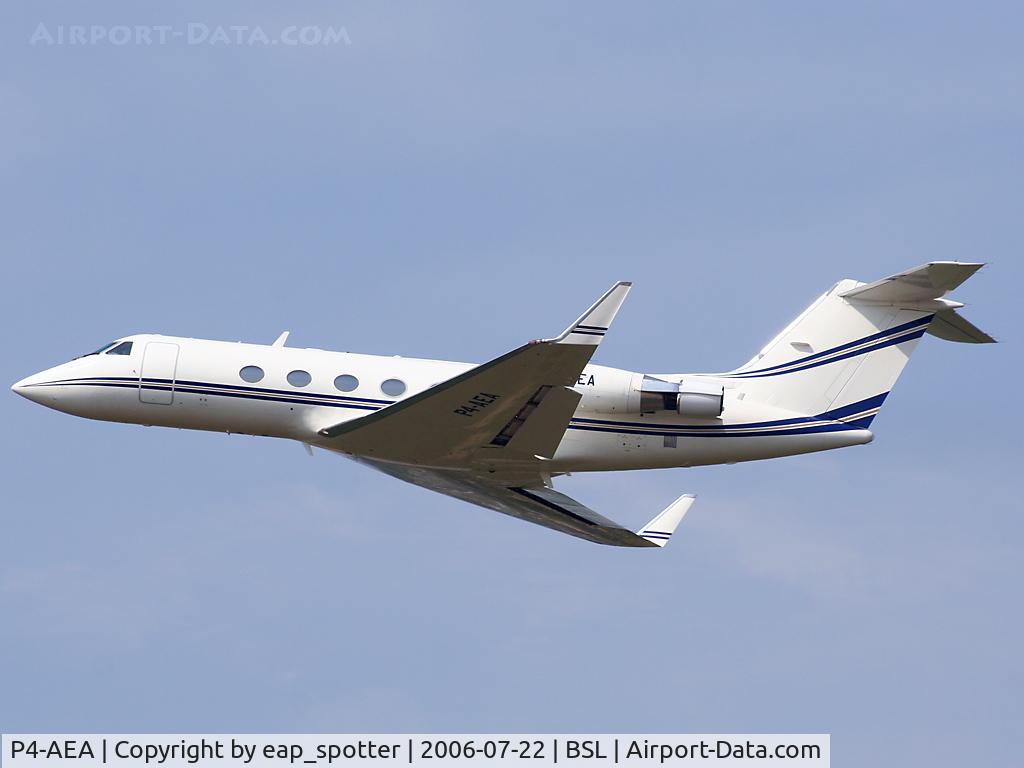 P4-AEA, Gulfstream Aerospace 3 C/N 431, Departing on runway 16