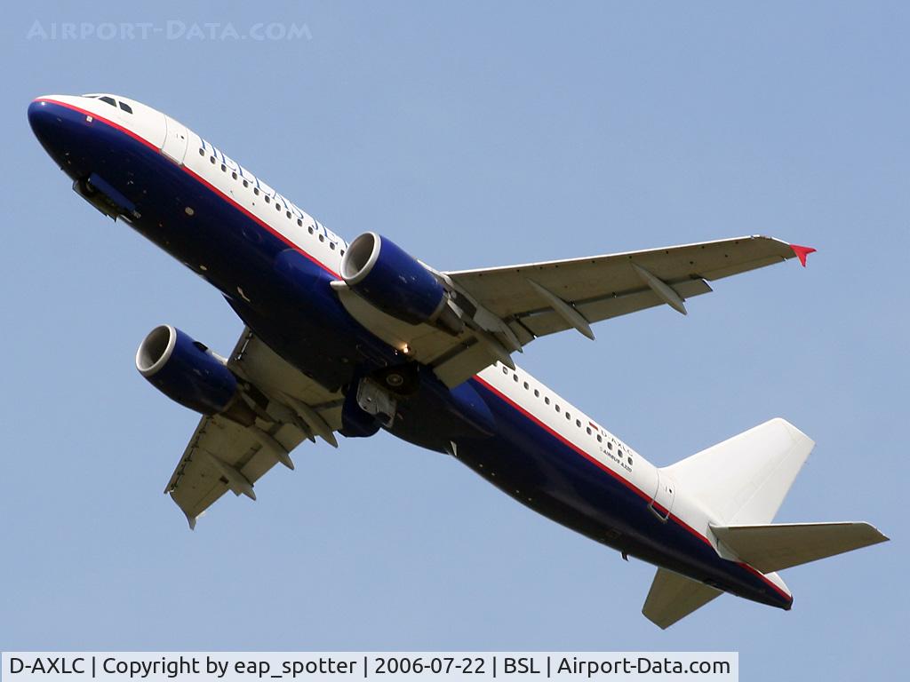 D-AXLC, 2001 Airbus A320-214 C/N 1564, Outobound to Rhodos as Hellas Jet  5024