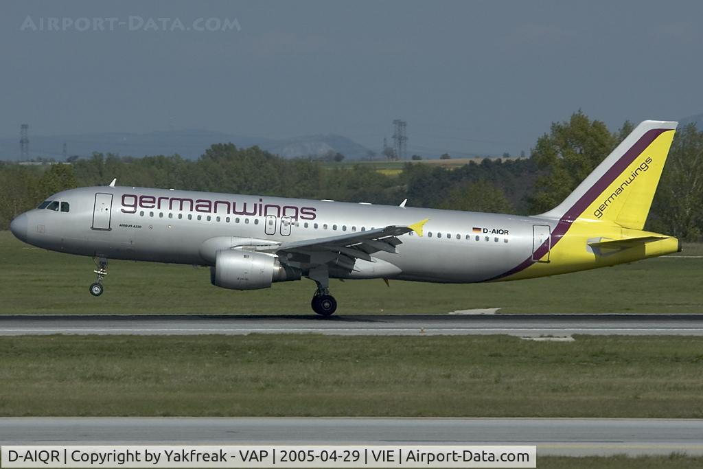 D-AIQR, 1992 Airbus A320-211 C/N 382, Germanwings Airbus 320