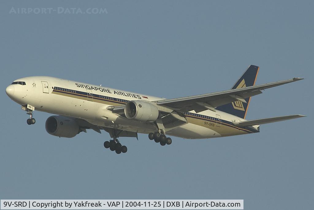 9V-SRD, 1998 Boeing 777-212/ER C/N 28514, Singapore Airlines Boeing 777-200