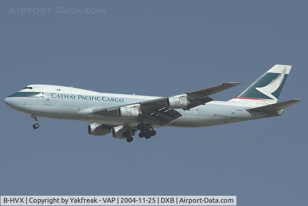 B-HVX, 1990 Boeing 747-267F/SCD C/N 24568, Cathay Pacific Boeing 747-200F