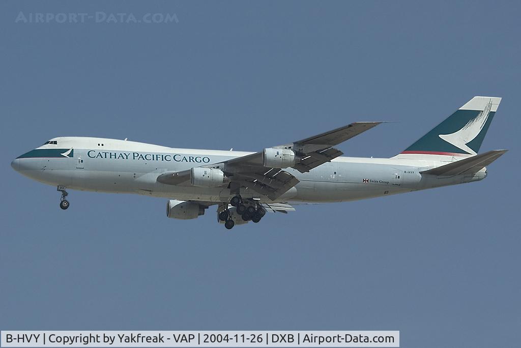 B-HVY, 1980 Boeing 747-236F/SCD C/N 22306, Cathay Pacific Boeing 747-200F