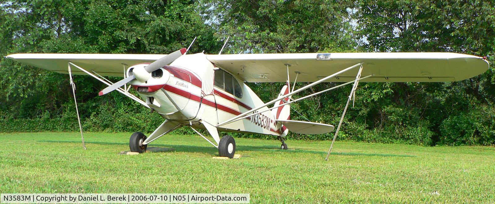 N3583M, 1947 Piper PA-12 Super Cruiser C/N 12-2430, While exploring Hackettstown Airport, I came upon this lovely Piper Super Cruiser.