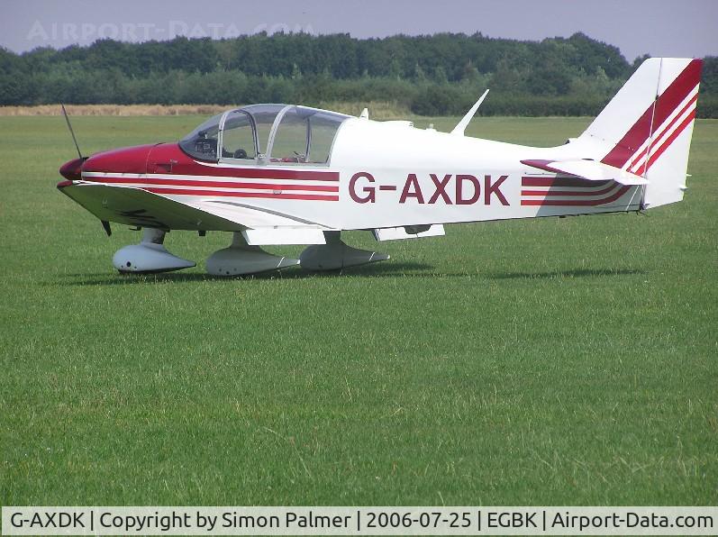 G-AXDK, 1969 Robin DR-315 Petit Prince C/N 378, Robin DR360 at Sywell