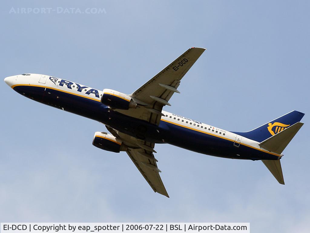 EI-DCD, 2004 Boeing 737-8AS C/N 33562, A intermediate stop in BSL due to sick passenger on the flight from GRO to FRA