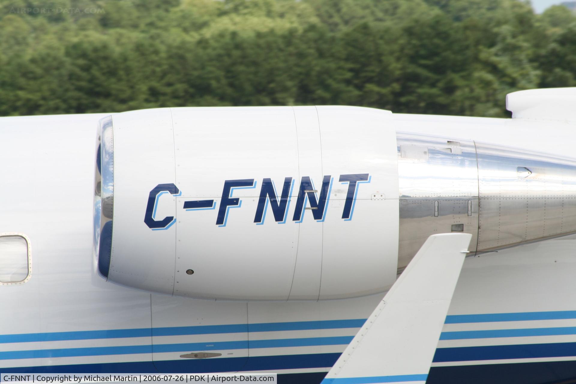 C-FNNT, 1996 Canadair Challenger 604 (CL-600-2B16) C/N 5317, Tail Letters